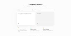 ChatGPT Translate مترجم اختصاصی OpenAI برای رقابت با Google Translate