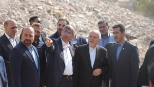 بازدید وزیر میراث فرهنگی از طرح توسعه حریم قلعه فلک‌الافلاک خرم آباد