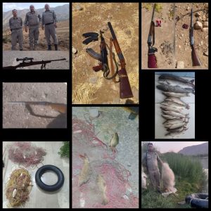 دستگیری متخلفین زیست محیطی در لرستان