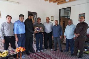 دیدار مسئولان مجتمع مس سرچشمه با خانواده شهید و جانبازان در رابر