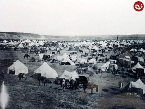 عکس/ اردوی ناصرالدین‌شاه در سفر به خراسان