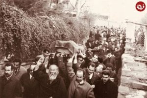 عکس/  از تشییع جنازه «فروغ فرخزاد» در سال ۱۳۴۵