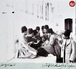 عکس/ تلاش خدمتکاران برای به هوش آوردن آبدارچی مظفرالدین‌شاه