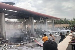 یک فوتی و سه مصدوم در پی انفجار در یک جایگاه سی ان جی