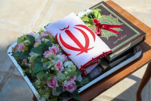 آیین اهتزاز پرچم جمهوری اسلامی ایران در دانشگاه شیراز