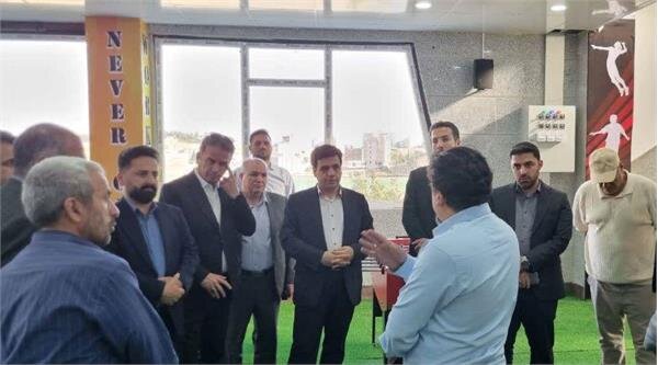بازدید مدیران کل کار و ورزش لرستان از مجموعه فرهنگی ورزشی کارگران بروجرد