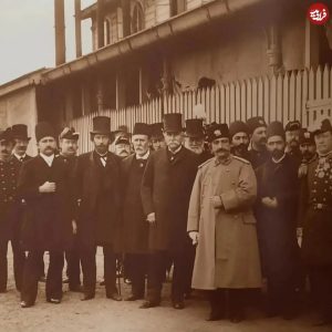 ناصرالدین‌شاه در سفر به هلند و در شهر آمستردام / عکس