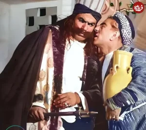 هیبت ناصر ملک‌مطیعی در نقش شاه عباس صفوی؛ سال ۱۳۴۵ / عکس