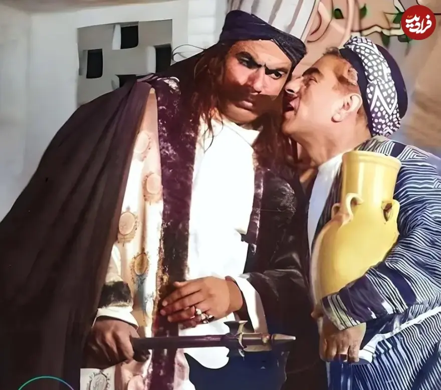 هیبت ناصر ملک‌مطیعی در نقش شاه عباس صفوی؛ سال ۱۳۴۵ / عکس